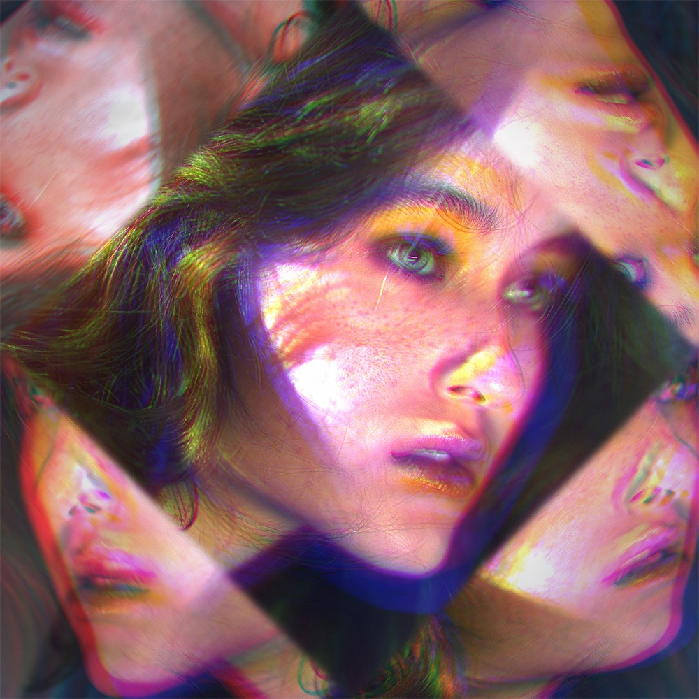 8款复古抽象迷幻艺术棱镜宝石镜面切割折射模糊光学图像设计后期叠加滤镜PSD特效样机套装ALBUM ART ARCHIVE – Crystals 图片素材 sucaiwan.com