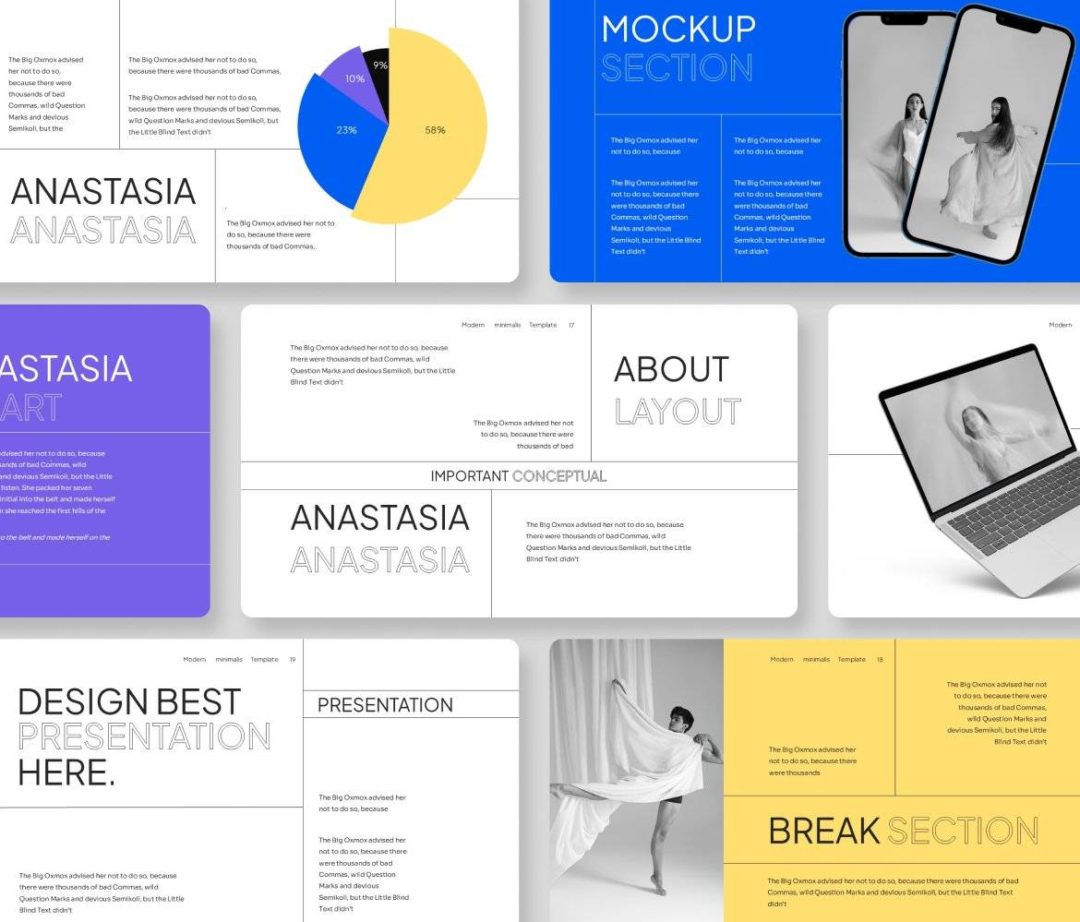 优雅创意品牌营销策划演示文稿设计ppt模版 Anastasia Multipurpose PowerPoint Template 幻灯图表 第2张-素材湾丨精选海外优质设计素材资源 优雅创意品牌营销策划演示文稿设计ppt模版 Anastasia Multipurpose PowerPoint Template 幻灯图表 sucaiwan.com