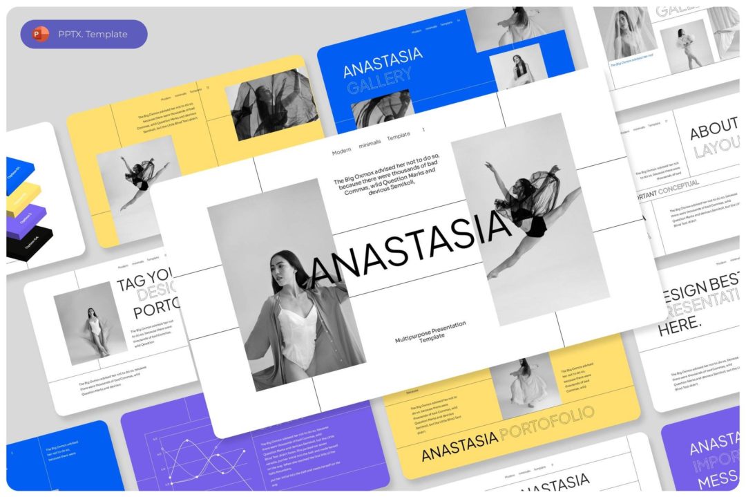 优雅创意品牌营销策划演示文稿设计ppt模版 Anastasia Multipurpose PowerPoint Template 幻灯图表 第1张-素材湾丨精选海外优质设计素材资源 优雅创意品牌营销策划演示文稿设计ppt模版 Anastasia Multipurpose PowerPoint Template 幻灯图表 sucaiwan.com