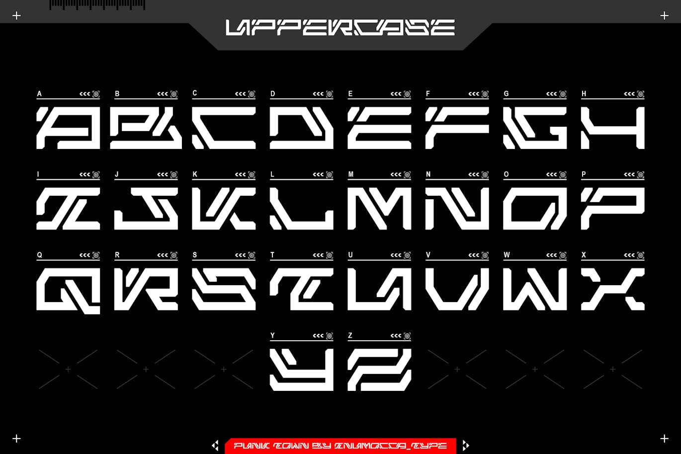 未来科幻电影海报杂志网站界面设计装饰英文字体安装包 Punk Town 设计素材 sucaiwan.com