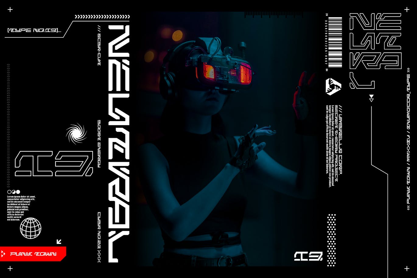 未来科幻电影海报杂志网站界面设计装饰英文字体安装包 Punk Town 设计素材 sucaiwan.com