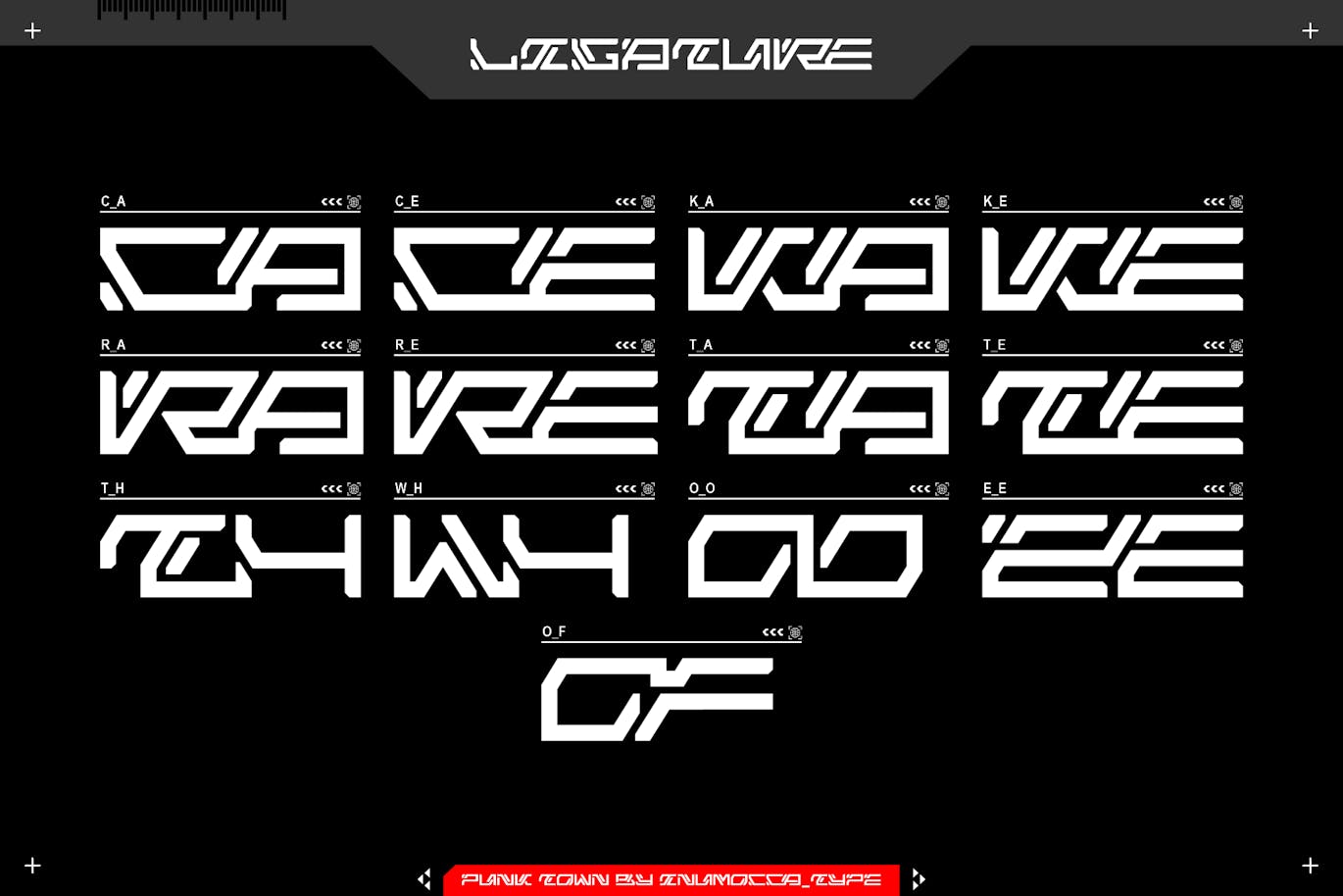 未来科幻电影海报杂志网站界面设计装饰英文字体安装包 Punk Town 设计素材 sucaiwan.com