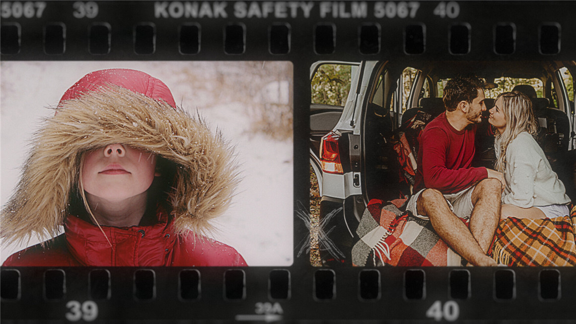 AE模板：复古16mm胶片灰尘婚礼情侣日常电影边框视频短片 Memories – Universal Vintage Photo Negatives 影视音频 sucaiwan.com