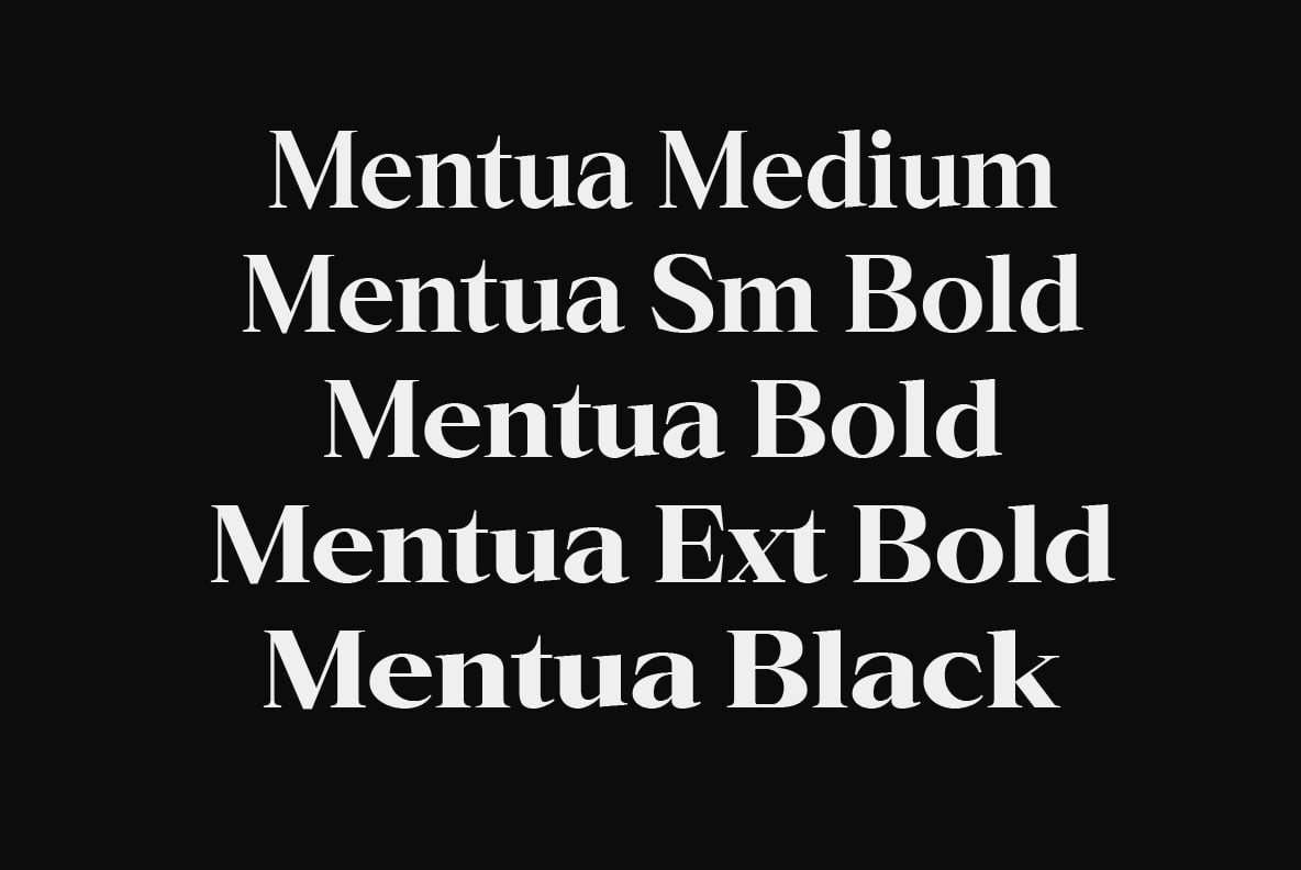 时尚优雅品牌杂志网站徽标设计衬线英文字体安装包 Mentua Serif Family 设计素材 第13张-素材湾丨精选海外优质设计素材资源 时尚优雅品牌杂志网站徽标设计衬线英文字体安装包 Mentua Serif Family 设计素材 sucaiwan.com