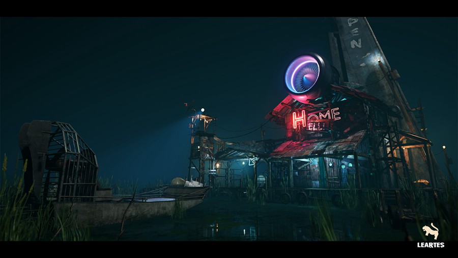 废弃后世界末日湿地保护区环境场景3D模型UE设计素材 Wetland Sanctuary Environment 样机素材 sucaiwan.com