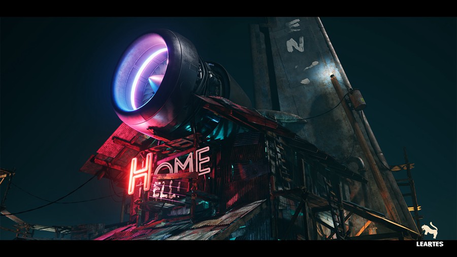 废弃后世界末日湿地保护区环境场景3D模型UE设计素材 Wetland Sanctuary Environment 样机素材 sucaiwan.com