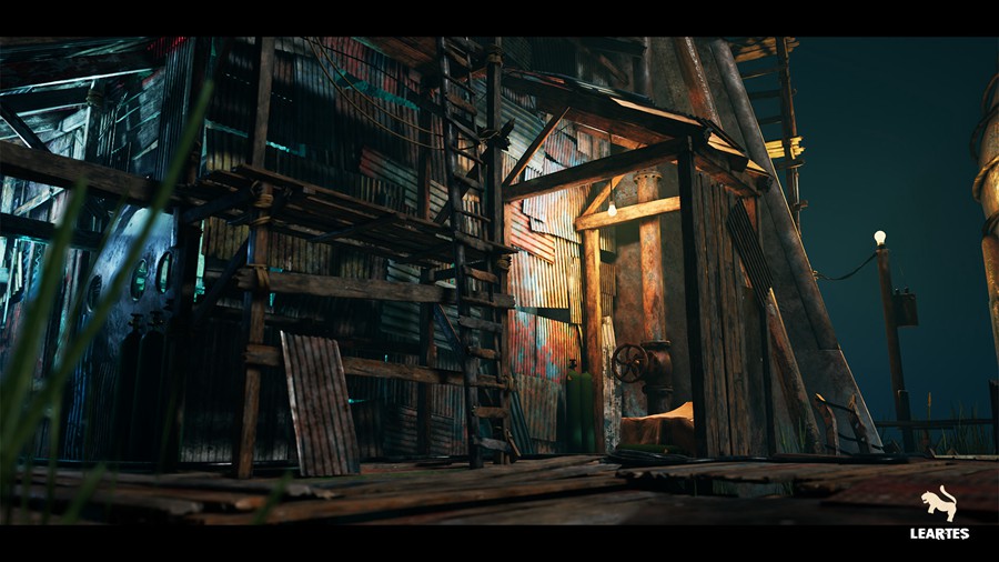 废弃后世界末日湿地保护区环境场景3D模型UE设计素材 Wetland Sanctuary Environment 样机素材 sucaiwan.com