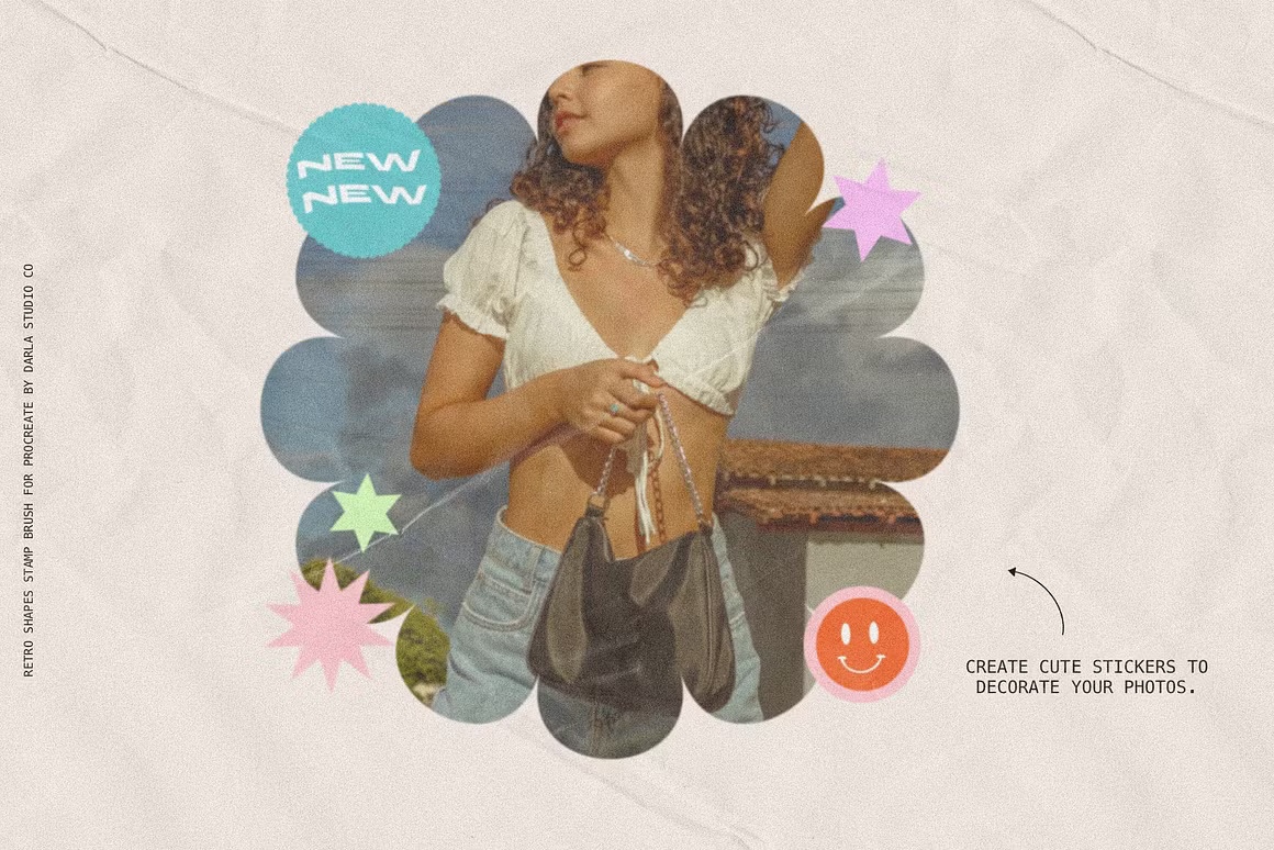 180款复古80年代抽象未来主义贴纸邮票几何形状Procreate笔刷图案设计套装Geometric Shapes Stamps Procreate 笔刷资源 第11张-素材湾丨精选海外优质设计素材资源 180款复古80年代抽象未来主义贴纸邮票几何形状Procreate笔刷图案设计套装Geometric Shapes Stamps Procreate 笔刷资源 sucaiwan.com