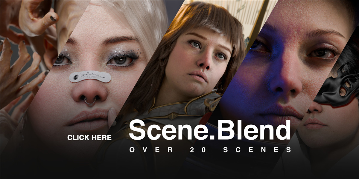 Blender插件:一键生成真实人物皮肤着色器材质贴图预设插件 Globalskin – Ultimate Skin Shader , 第4张-素材湾丨精选海外优质设计素材资源 Blender插件:一键生成真实人物皮肤着色器材质贴图预设插件 Globalskin – Ultimate Skin Shader , sucaiwan.com