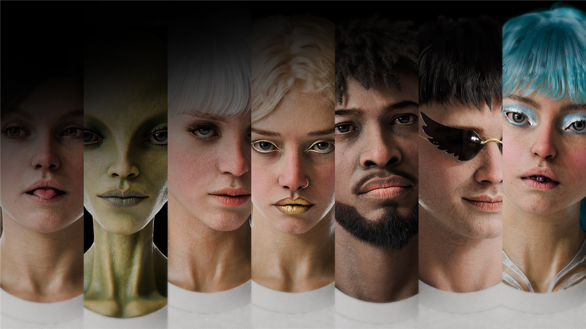 Blender插件:一键生成真实人物皮肤着色器材质贴图预设插件 Globalskin – Ultimate Skin Shader , 第5张-素材湾丨精选海外优质设计素材资源 Blender插件:一键生成真实人物皮肤着色器材质贴图预设插件 Globalskin – Ultimate Skin Shader , sucaiwan.com