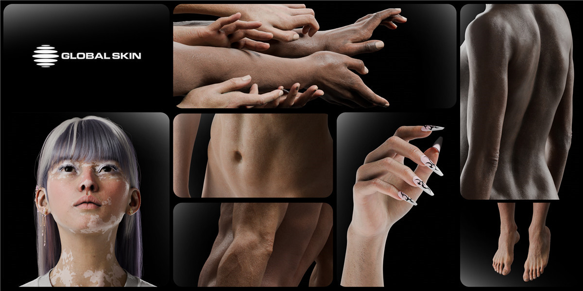 Blender插件:一键生成真实人物皮肤着色器材质贴图预设插件 Globalskin – Ultimate Skin Shader , 第6张-素材湾丨精选海外优质设计素材资源 Blender插件:一键生成真实人物皮肤着色器材质贴图预设插件 Globalskin – Ultimate Skin Shader , sucaiwan.com