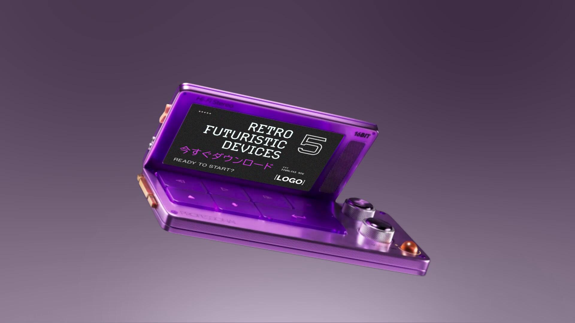 AE/PR模板:复古Y2K风格CD音乐艺术品逼真3D录音机主题开场片头模板 , 第2张-素材湾丨精选海外优质设计素材资源 AE/PR模板:复古Y2K风格CD音乐艺术品逼真3D录音机主题开场片头模板 , sucaiwan.com