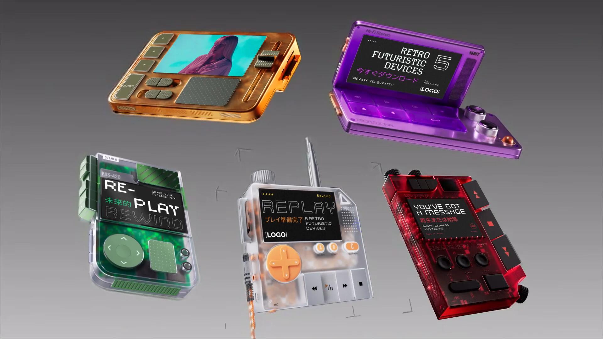 AE/PR模板:复古Y2K风格CD音乐艺术品逼真3D录音机主题开场片头模板 , 第5张-素材湾丨精选海外优质设计素材资源 AE/PR模板:复古Y2K风格CD音乐艺术品逼真3D录音机主题开场片头模板 , sucaiwan.com