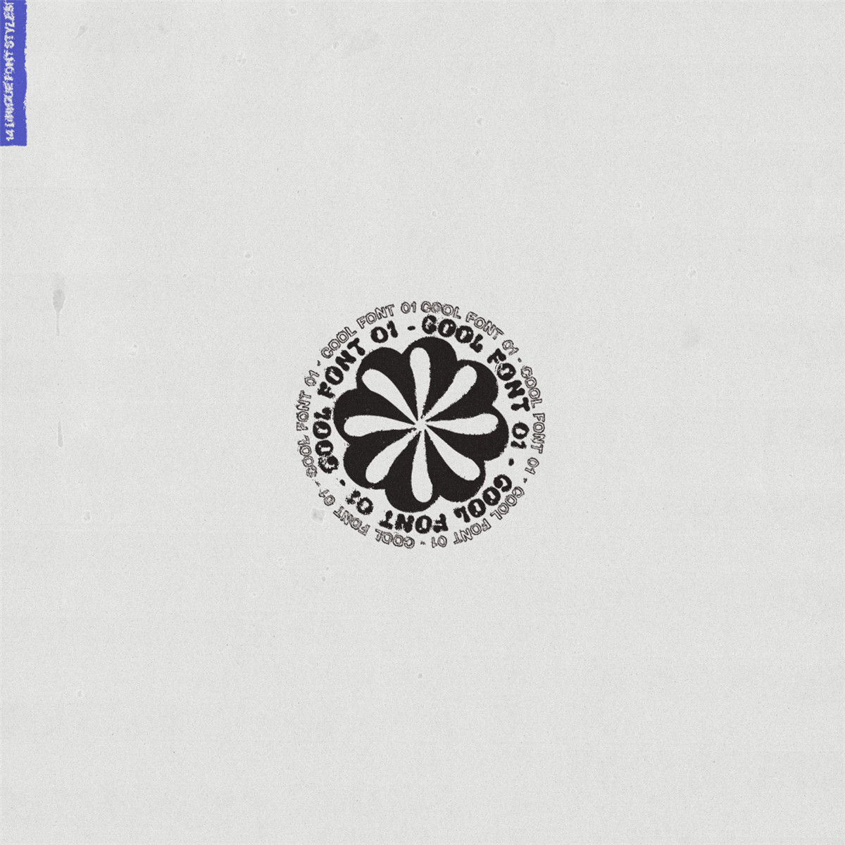 英文字体：14款Y2K趣味抽象几何点阵液化毛刺艺术logo标题设计手写装饰字体 COOL.FONT™ (VOLUME 1) 设计素材 sucaiwan.com