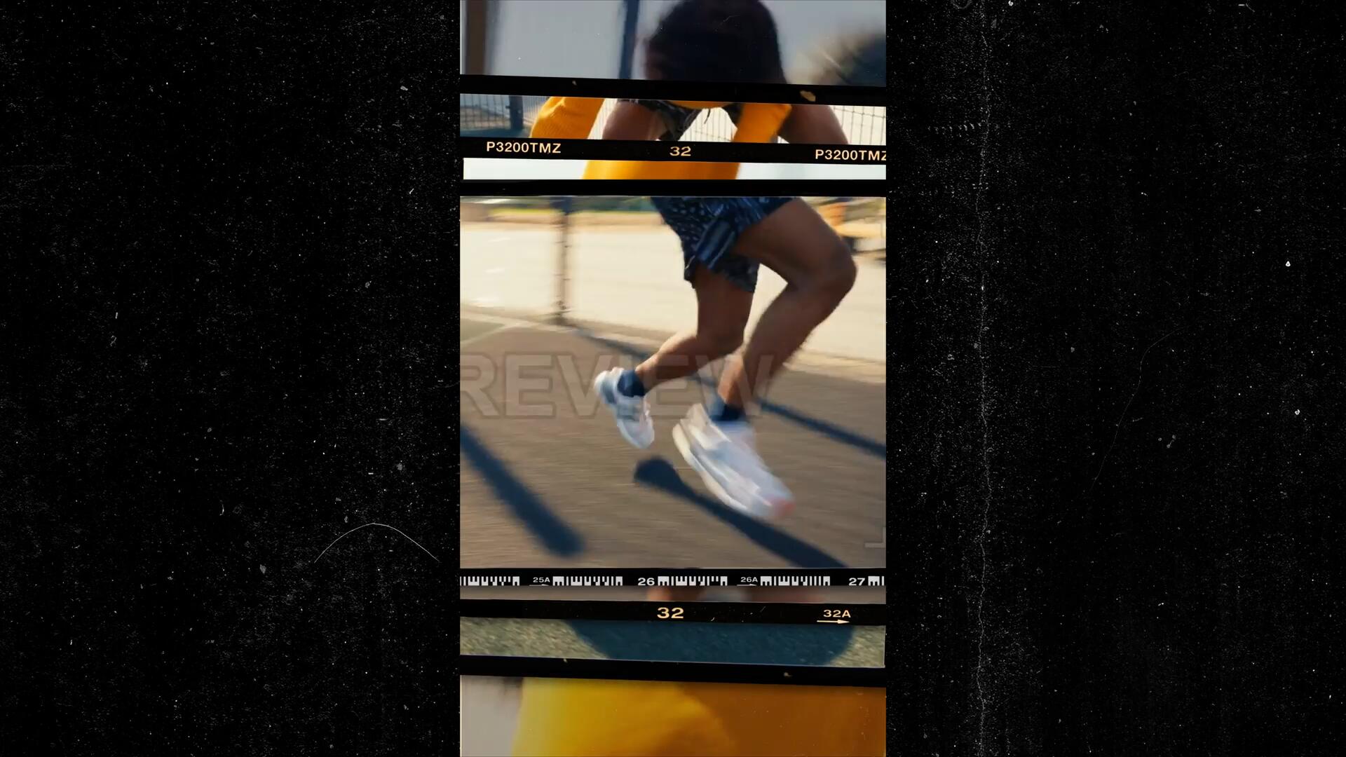 AE/PR模板：10个复古宝丽来电影胶片帧图片竖屏拼贴转场PR/AE模板 , sucaiwan.com