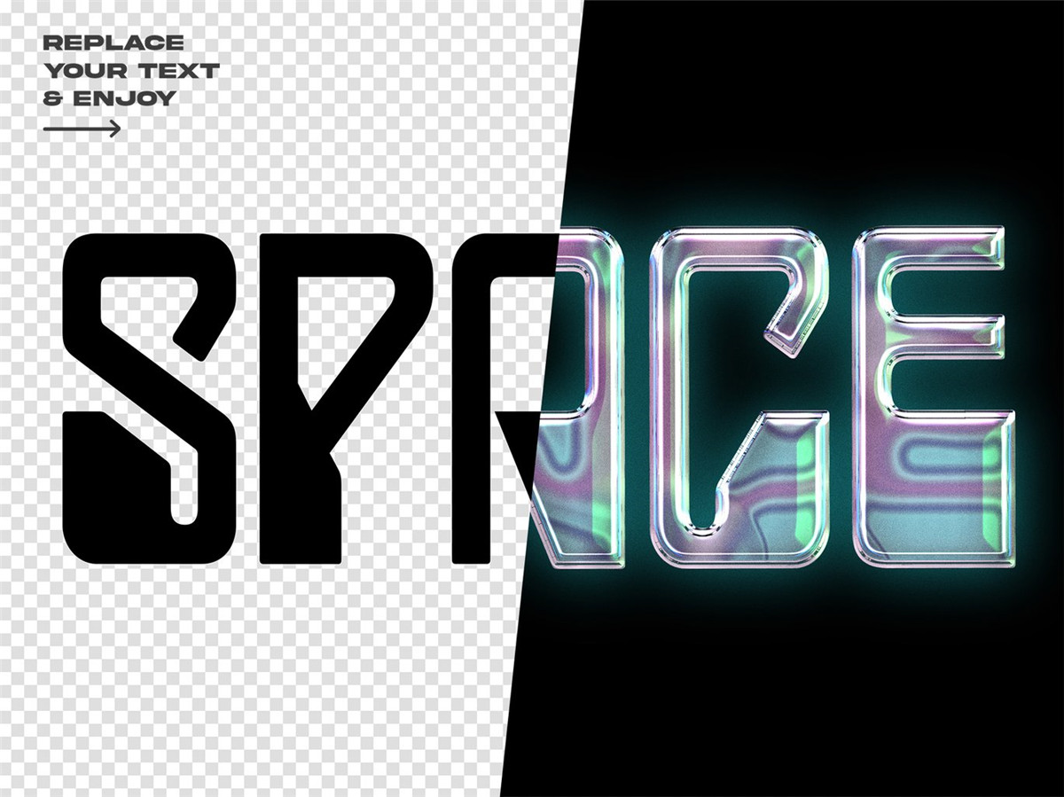5款3D科幻立体镀铬霓虹激光文本标题logo徽标特效PSD样机合集设计套装 Galactic Chrome Text Styles , 第10张-素材湾丨精选海外优质设计素材资源 5款3D科幻立体镀铬霓虹激光文本标题logo徽标特效PSD样机合集设计套装 Galactic Chrome Text Styles , sucaiwan.com