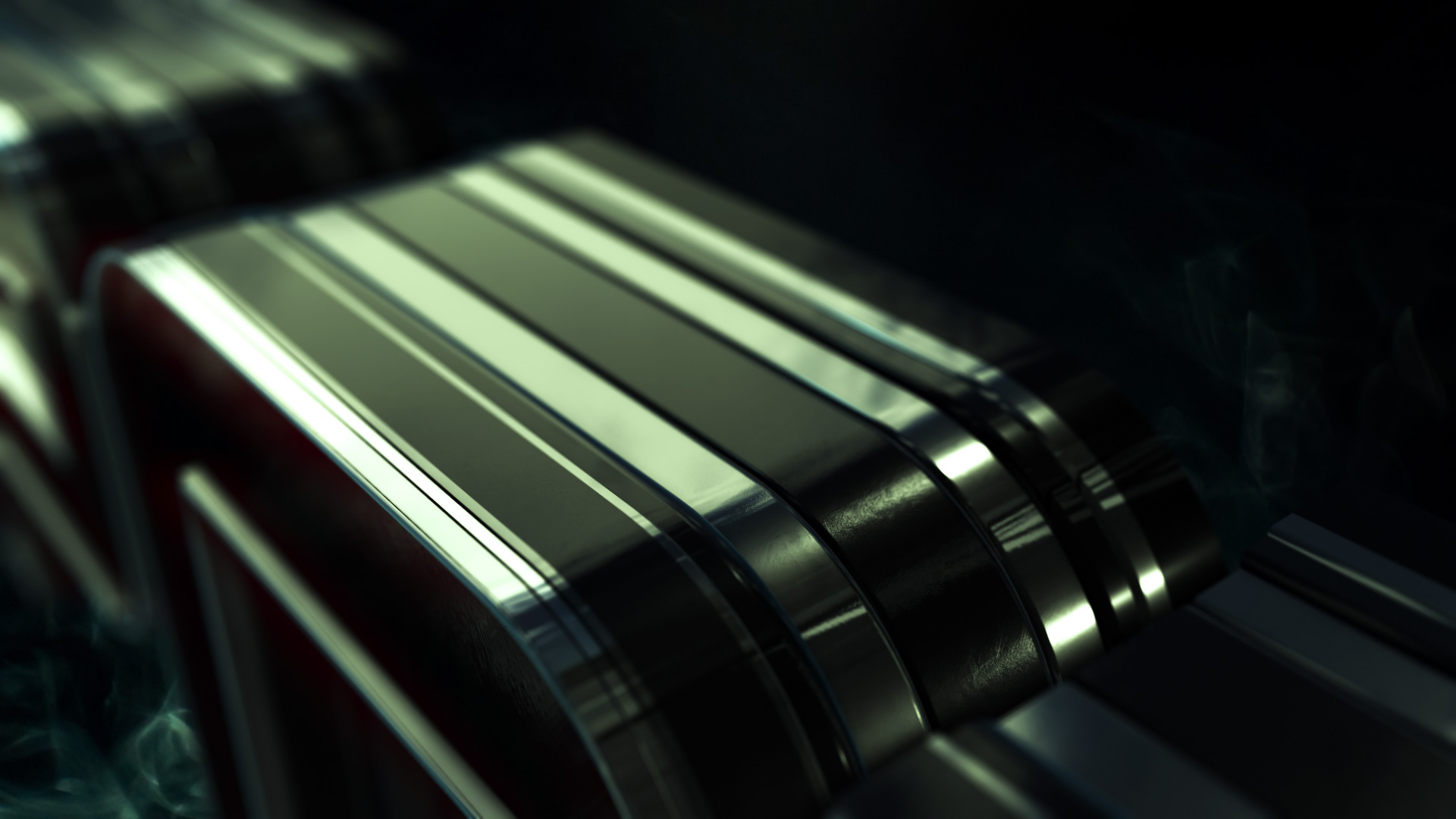 AE模板：好莱坞大气史诗级蒸汽3D镀铬电影文本标题LOGO展示 , sucaiwan.com