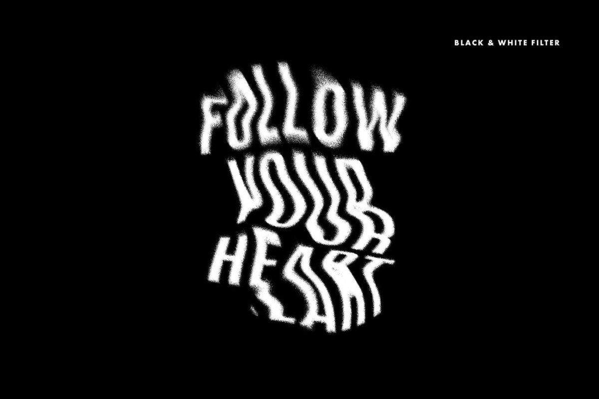 潮流故障失真毛刺扭曲海报标题设计PS样式模板 Chromatic Glitch Text Effects , sucaiwan.com