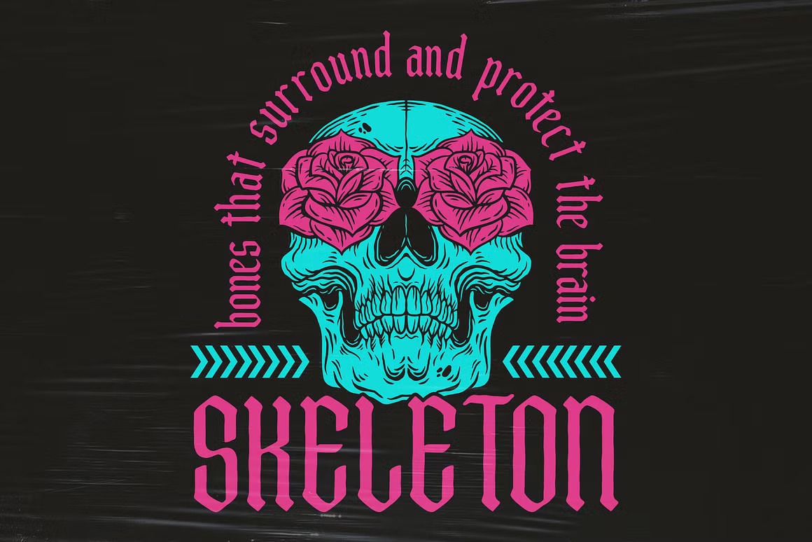 优雅复古哥特式品牌海报徽标设计衬线英文字体安装包 Bonyland Blackletter Font 设计素材 sucaiwan.com