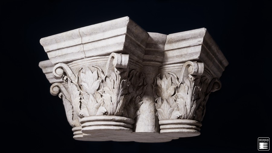 哥特式大教堂室内内部场景3D模型UE格式设计素材 Gothic Interior Megapack 样机素材 sucaiwan.com