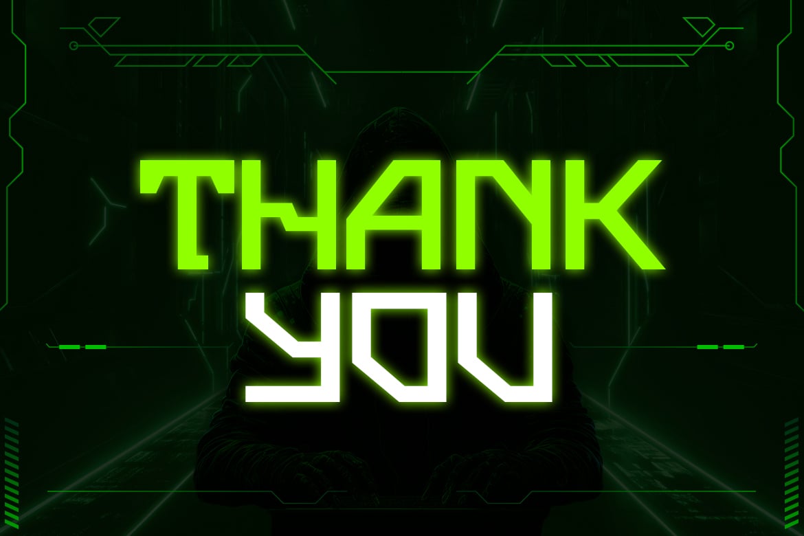 未来科幻赛博朋克海报科技品牌游戏界面设计装饰英文字体安装包 Cybernetic – Cyberpunk Typeface 设计素材 sucaiwan.com