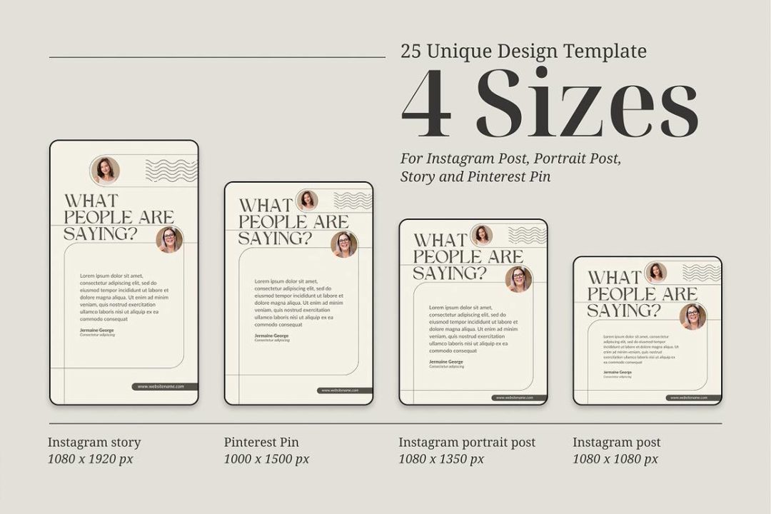 300款极简主义品牌社交媒体推广公众号推文电商海报Canva模板设计素材 Gera – Canva Social Media Templates 幻灯图表 第2张-素材湾丨精选海外优质设计素材资源 300款极简主义品牌社交媒体推广公众号推文电商海报Canva模板设计素材 Gera – Canva Social Media Templates 幻灯图表 sucaiwan.com