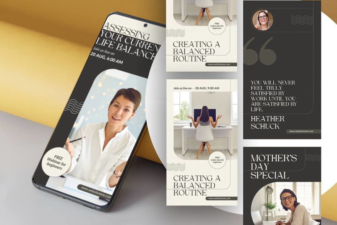 300款极简主义品牌社交媒体推广公众号推文电商海报Canva模板设计素材 Gera – Canva Social Media Templates 幻灯图表 第7张-素材湾丨精选海外优质设计素材资源 300款极简主义品牌社交媒体推广公众号推文电商海报Canva模板设计素材 Gera – Canva Social Media Templates 幻灯图表 sucaiwan.com