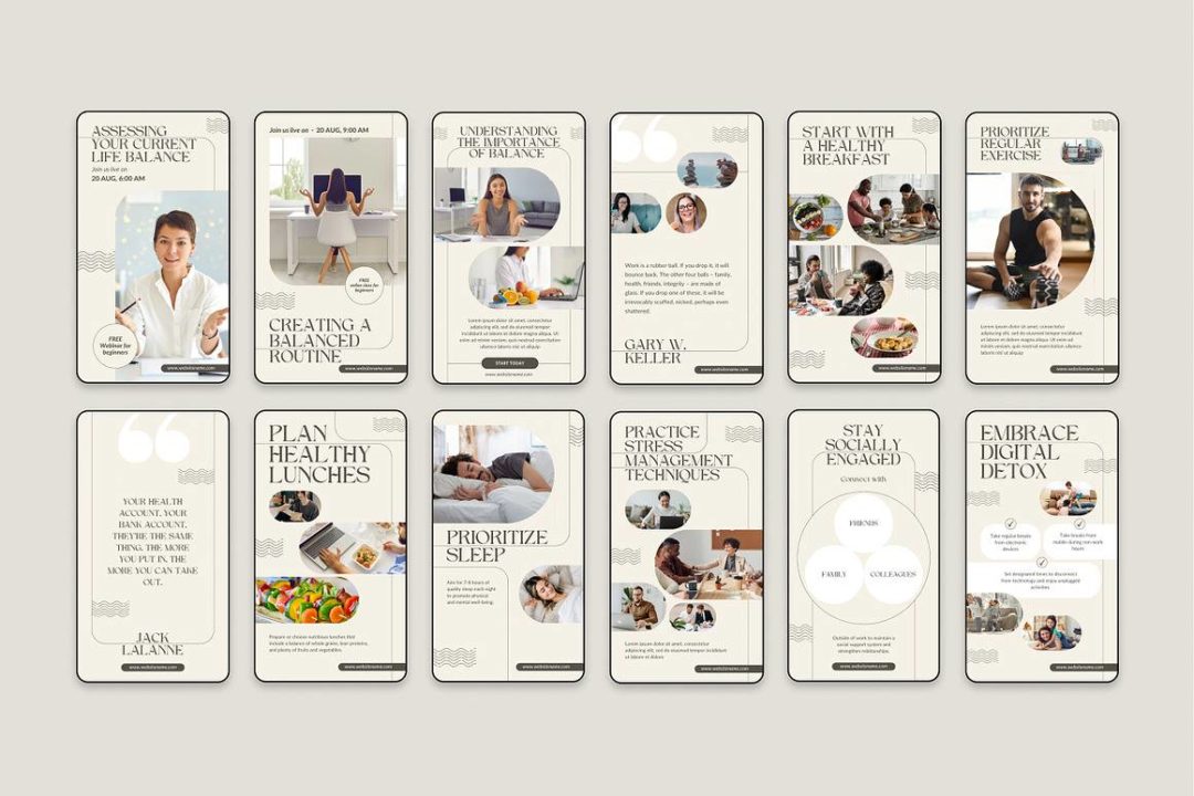 300款极简主义品牌社交媒体推广公众号推文电商海报Canva模板设计素材 Gera – Canva Social Media Templates 幻灯图表 第9张-素材湾丨精选海外优质设计素材资源 300款极简主义品牌社交媒体推广公众号推文电商海报Canva模板设计素材 Gera – Canva Social Media Templates 幻灯图表 sucaiwan.com