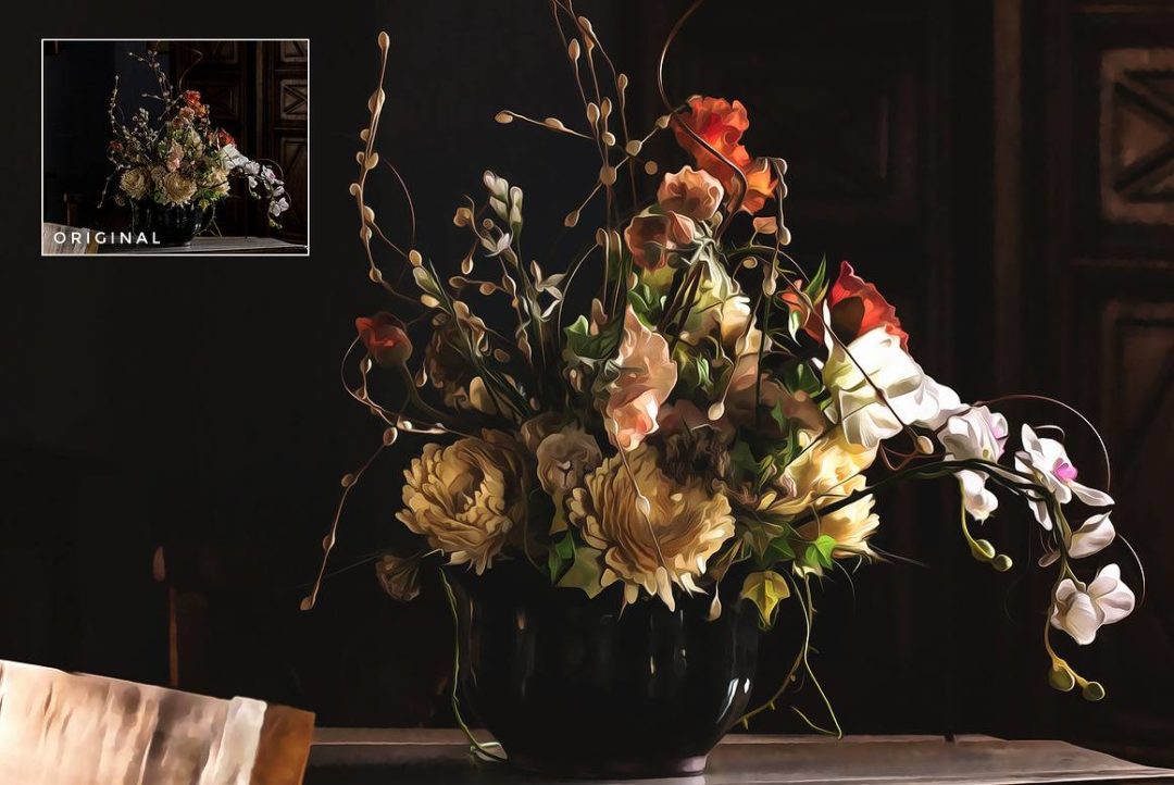 逼真文艺复兴油画画布纹理照片效果PS动作修图滤镜插件设计素材 RENAISSANCE – Oil Painting Actions 插件预设 sucaiwan.com