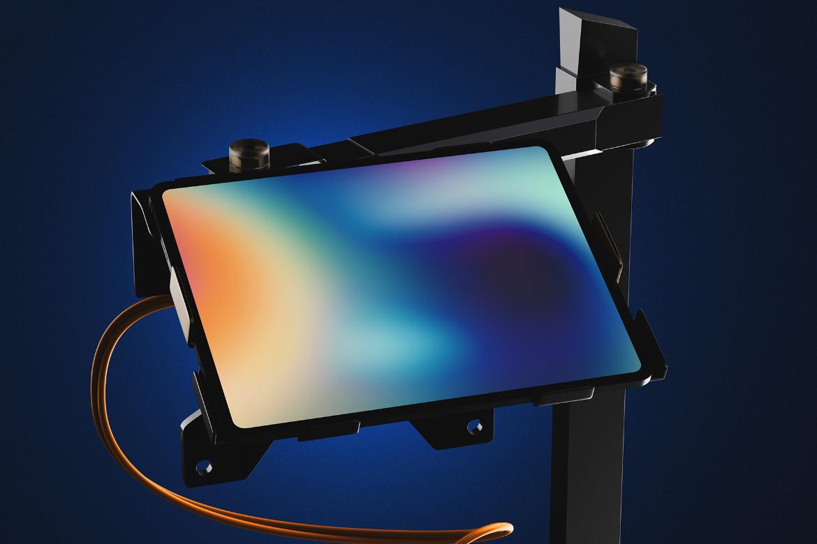 8款未来科幻黑化风苹果iPad平板iPhone手机MacBook电脑演示效果图PS贴图样机模板设计素材 Arm Device Mockups 样机素材 sucaiwan.com