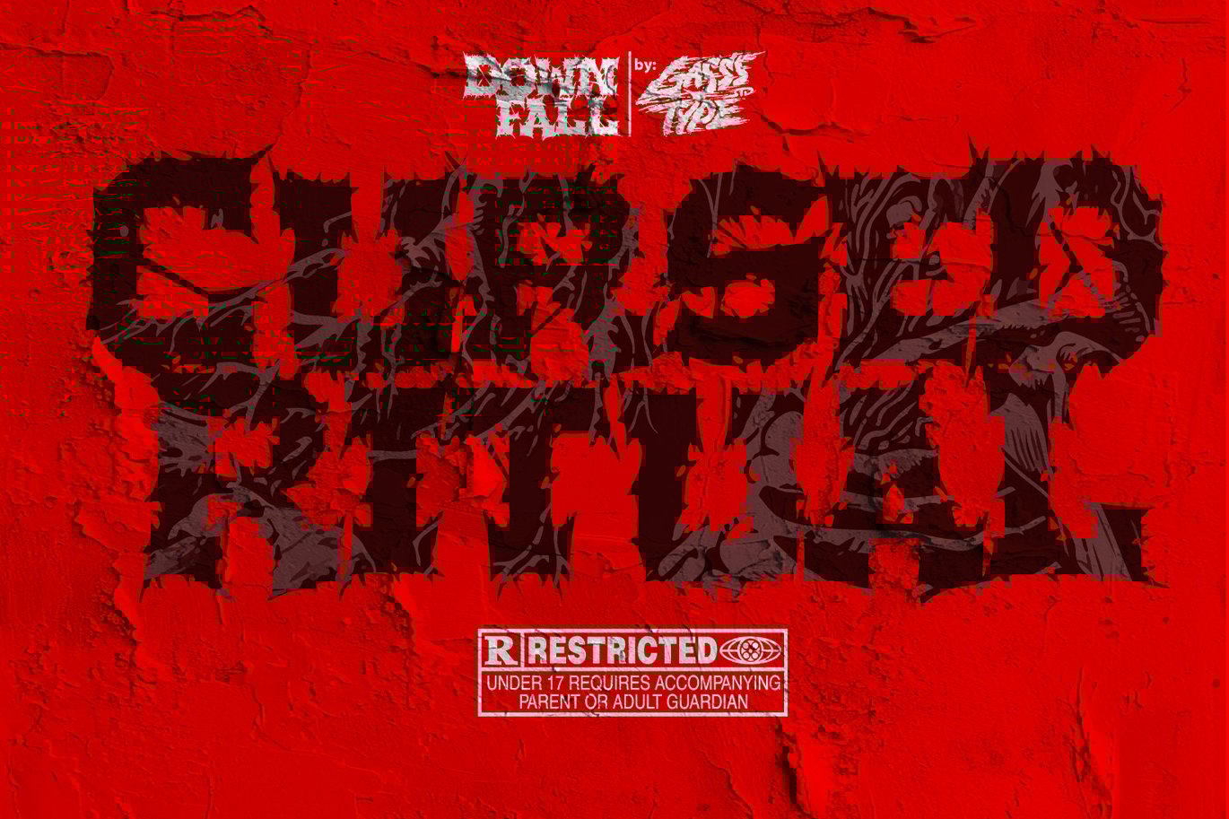 黑暗金属哥特式海报徽标设计装饰英文字体安装包 The Downfall – Black Metal Font 设计素材 sucaiwan.com