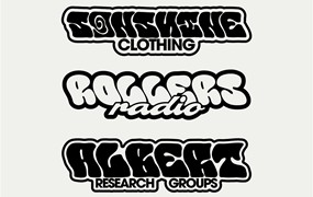 英文字体:复古千禧Y2K风格趣味膨胀气泡涂鸦装饰手写字体 Hvnter Nectar Typeface