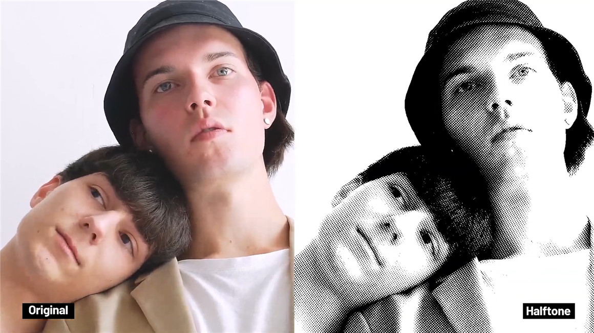 PS动作:复古逼真有机半色调打印复印效果视频素材PS动作 Halftone Action for Videos . 第8张-素材湾丨精选海外优质设计素材资源 PS动作:复古逼真有机半色调打印复印效果视频素材PS动作 Halftone Action for Videos . sucaiwan.com