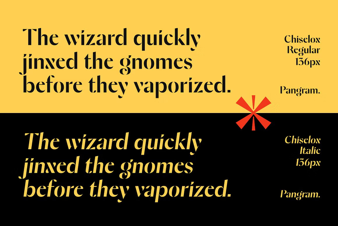 时尚优雅品牌杂志徽标设计无衬线英文字体安装包 Chyselox – Stencil Font 设计素材 sucaiwan.com