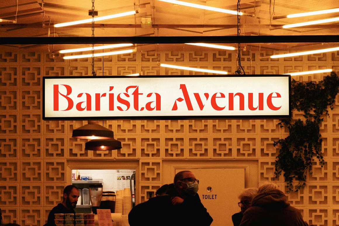 时尚优雅品牌杂志徽标设计无衬线英文字体安装包 Chyselox – Stencil Font 设计素材 sucaiwan.com