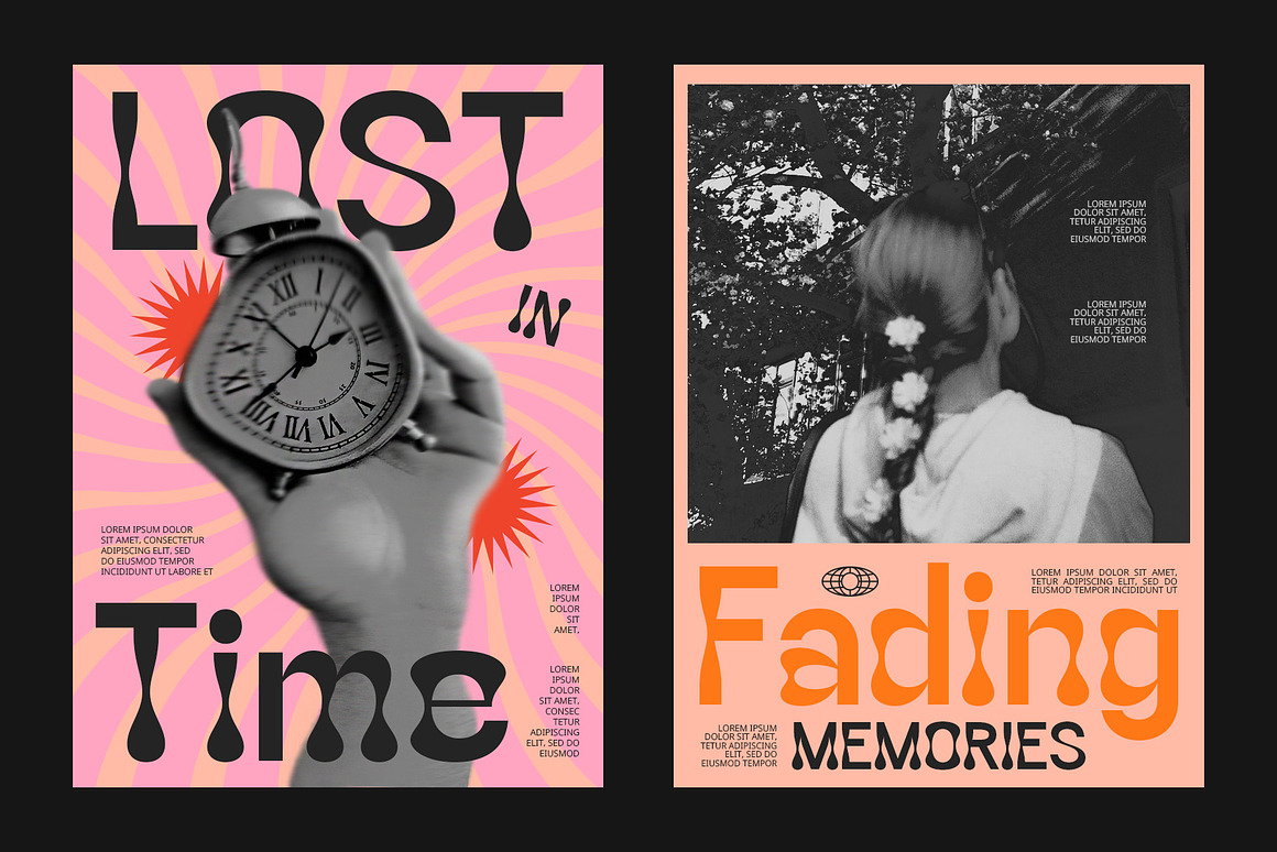 时尚复古音乐海报封面设计无衬线英文字体安装包 CS Floid – Trippy Font 设计素材 第5张-素材湾丨精选海外优质设计素材资源 时尚复古音乐海报封面设计无衬线英文字体安装包 CS Floid – Trippy Font 设计素材 sucaiwan.com