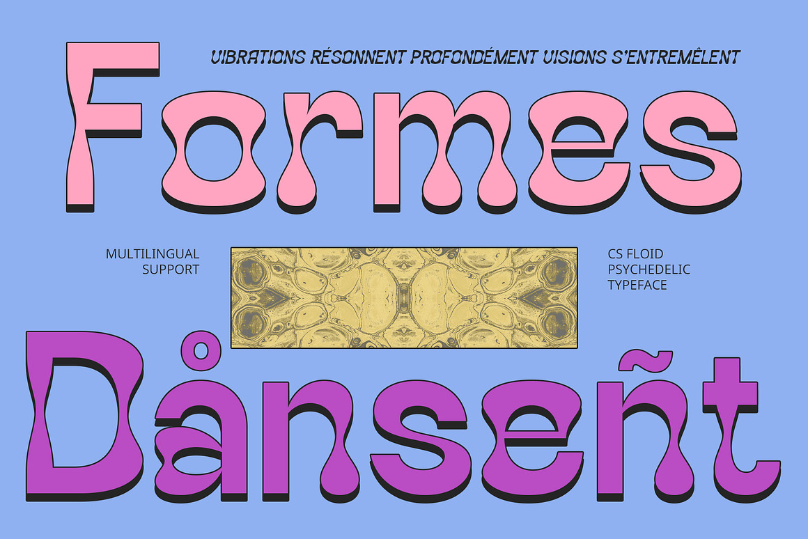 时尚复古音乐海报封面设计无衬线英文字体安装包 CS Floid – Trippy Font 设计素材 第7张-素材湾丨精选海外优质设计素材资源 时尚复古音乐海报封面设计无衬线英文字体安装包 CS Floid – Trippy Font 设计素材 sucaiwan.com