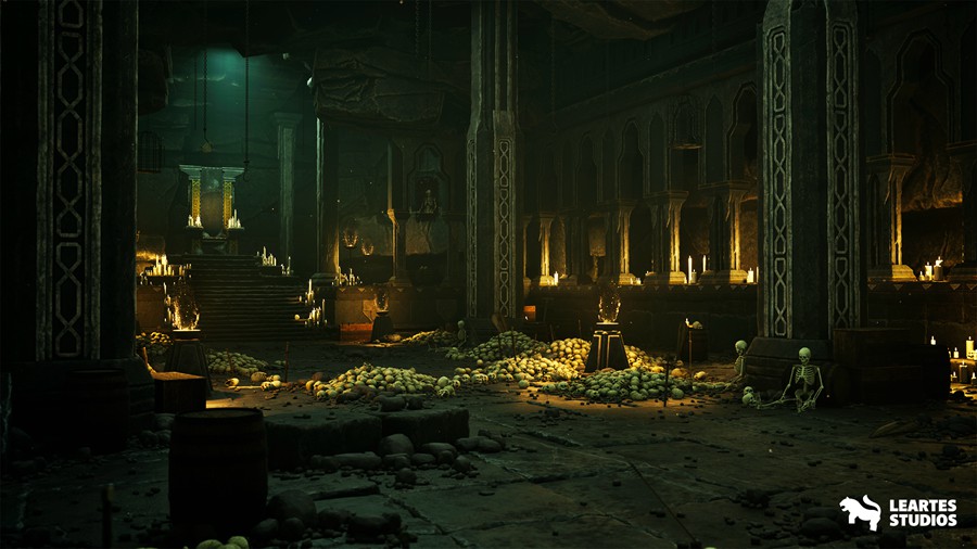 魔幻指环王矮人地下城地牢建筑环境场景3D模型UE格式素材 Dwarven Dungeons Environment (Throne Room) 样机素材 第5张-素材湾丨精选海外优质设计素材资源 魔幻指环王矮人地下城地牢建筑环境场景3D模型UE格式素材 Dwarven Dungeons Environment (Throne Room) 样机素材 sucaiwan.com