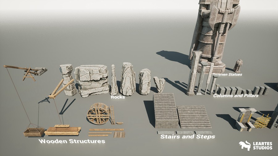 魔幻指环王矮人地下城地牢建筑环境场景3D模型UE格式素材 Dwarven Dungeons Environment (Throne Room) 样机素材 第15张-素材湾丨精选海外优质设计素材资源 魔幻指环王矮人地下城地牢建筑环境场景3D模型UE格式素材 Dwarven Dungeons Environment (Throne Room) 样机素材 sucaiwan.com