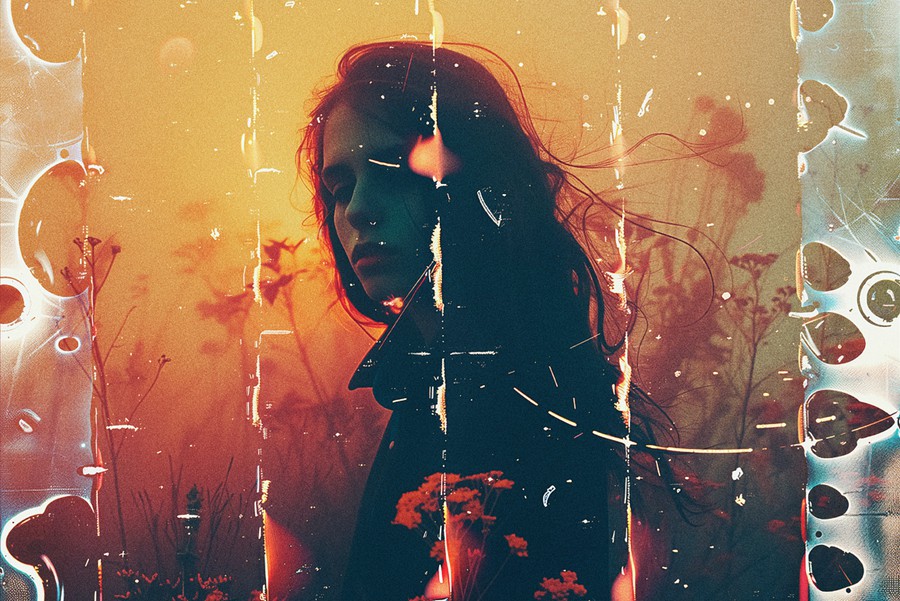 复古电影胶片烧伤融化叠加照片效果PS特效滤镜样机素材 Film Burn Overlay Textures 插件预设 sucaiwan.com