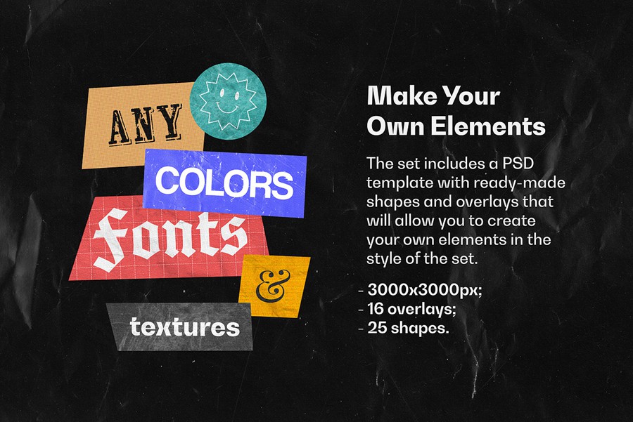 880款潮流复古剪纸拼贴艺术英文字母符号数字PNG免抠图设计素材 Ransom Note Letters Collection 图片素材 sucaiwan.com