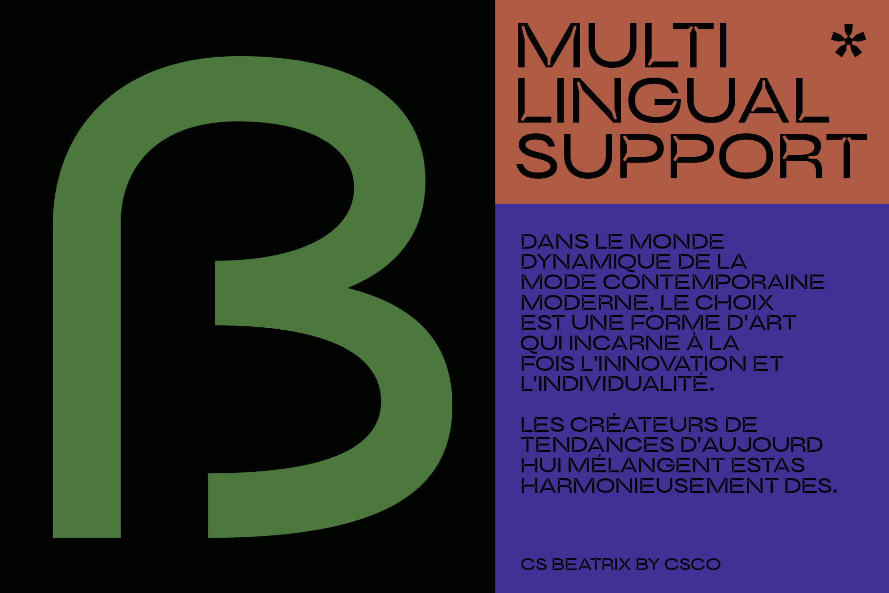 英文字体：3款现代艺术逆反差水墨印刷无衬线西文排版标题字体 CS Beatrix – Inktrap Font 设计素材 sucaiwan.com