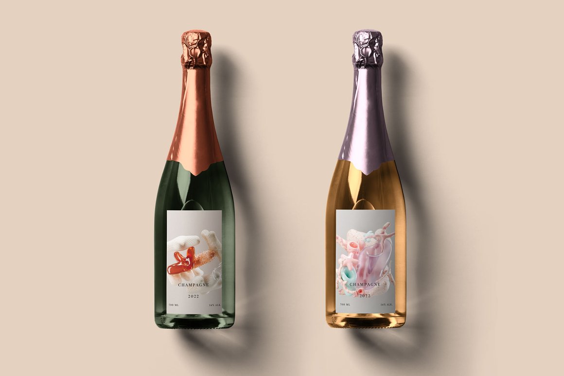 抽象艺术现实未来派3D不规则流体几何玻璃动态视频设计素材套装 Soft Pop Video Image 图片素材 sucaiwan.com