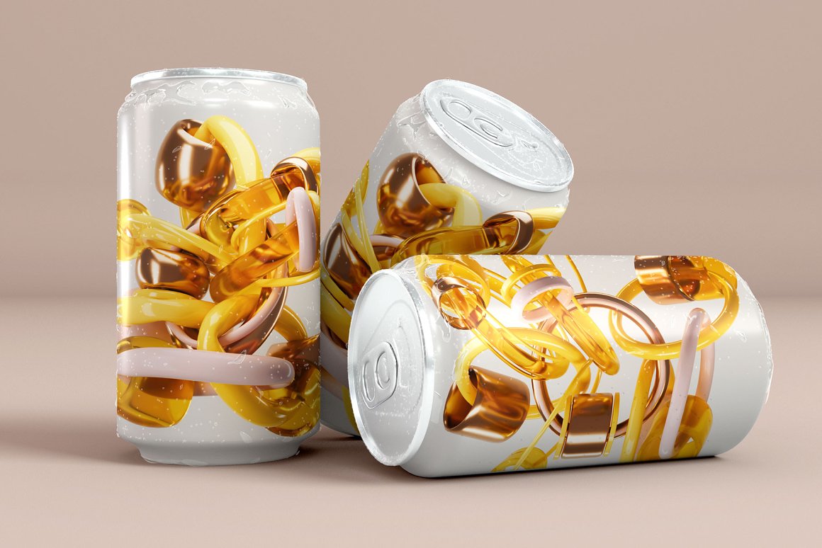 抽象艺术现实未来派3D不规则流体几何玻璃动态视频设计素材套装 Soft Pop Video Image 图片素材 sucaiwan.com