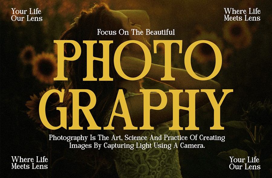 优雅品牌杂志徽标设计衬线英文字体安装包 Kemoni – Font Serif Elegant 设计素材 sucaiwan.com