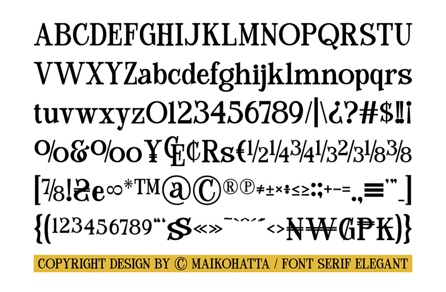 优雅品牌杂志徽标设计衬线英文字体安装包 Kemoni – Font Serif Elegant 设计素材 sucaiwan.com