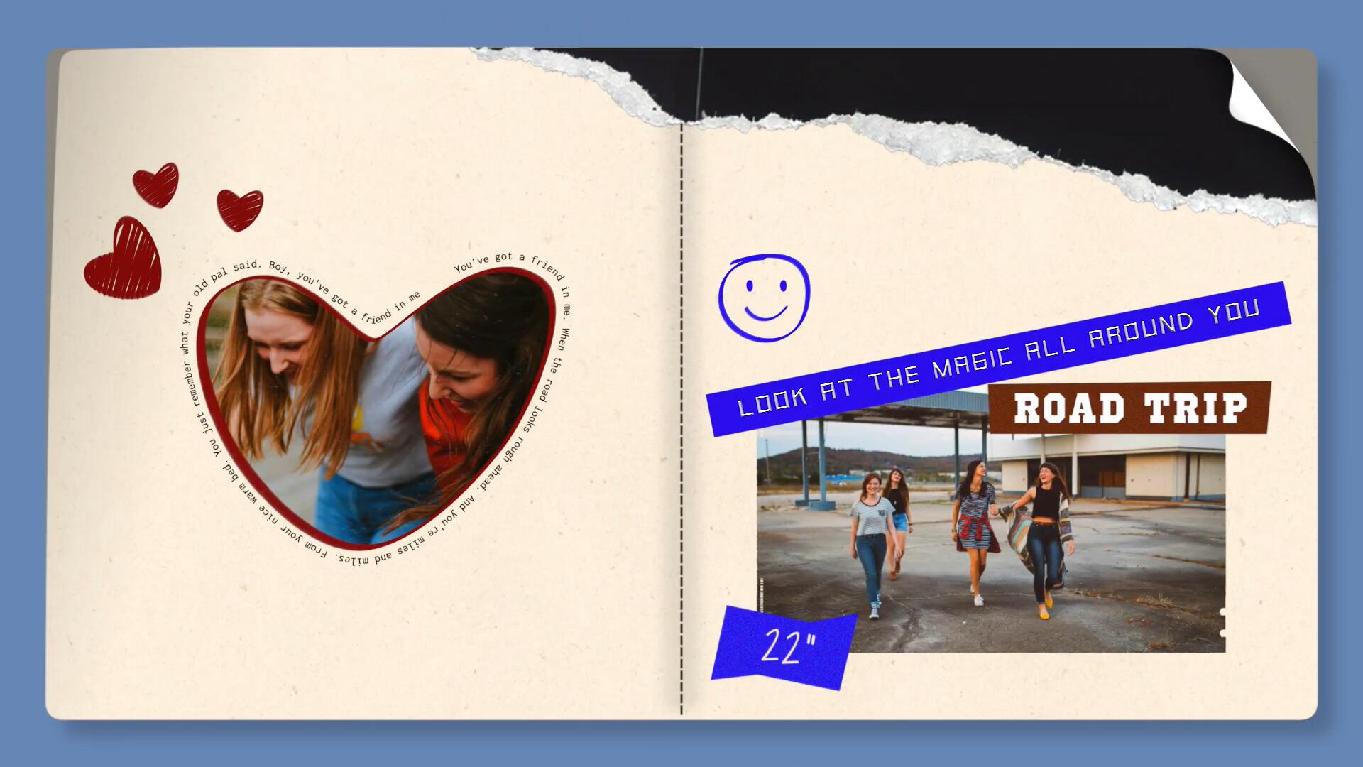 FCPX插件:70个复古怀旧趣味手账拼贴艺术风格旅行回忆录照片故事模板 Scrapbook Collection , 第9张-素材湾丨精选海外优质设计素材资源 FCPX插件:70个复古怀旧趣味手账拼贴艺术风格旅行回忆录照片故事模板 Scrapbook Collection , sucaiwan.com