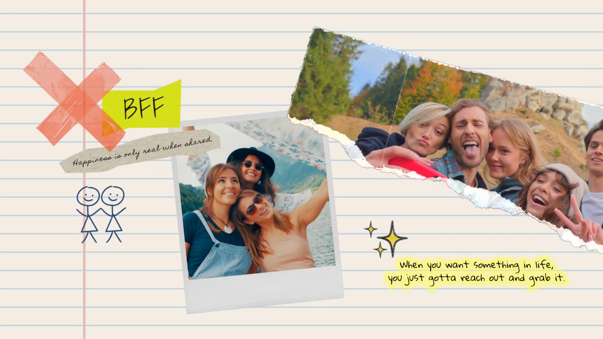 FCPX插件:70个复古怀旧趣味手账拼贴艺术风格旅行回忆录照片故事模板 Scrapbook Collection , 第10张-素材湾丨精选海外优质设计素材资源 FCPX插件:70个复古怀旧趣味手账拼贴艺术风格旅行回忆录照片故事模板 Scrapbook Collection , sucaiwan.com