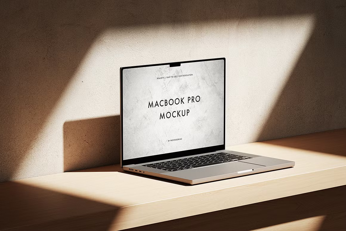 15款逼真光影苹果MacBook Pro网站界面WEB UI设计展示效果图PS贴图样机模板 MacBook Pro Mockup Collection 样机素材 第3张-素材湾丨精选海外优质设计素材资源 15款逼真光影苹果MacBook Pro网站界面WEB UI设计展示效果图PS贴图样机模板 MacBook Pro Mockup Collection 样机素材 sucaiwan.com
