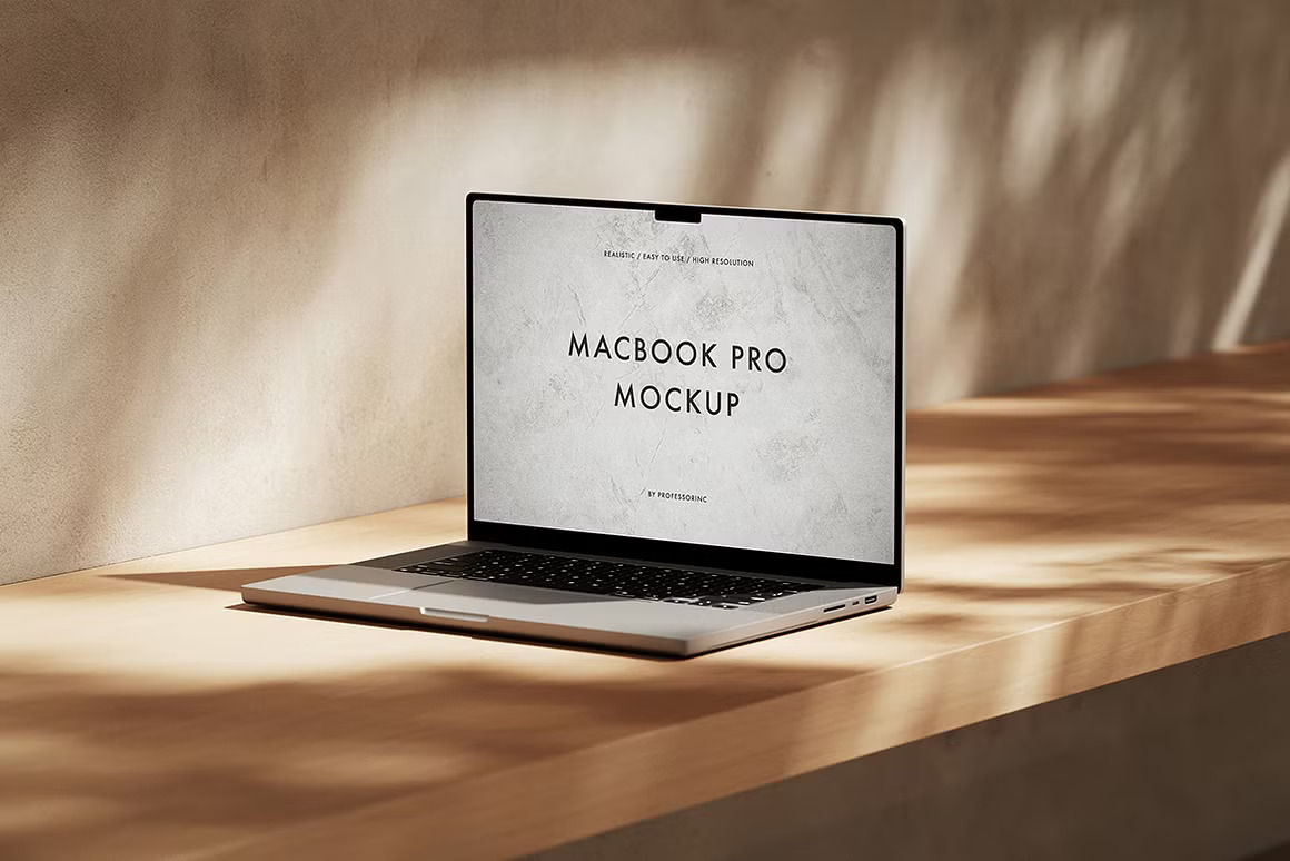 15款逼真光影苹果MacBook Pro网站界面WEB UI设计展示效果图PS贴图样机模板 MacBook Pro Mockup Collection 样机素材 第8张-素材湾丨精选海外优质设计素材资源 15款逼真光影苹果MacBook Pro网站界面WEB UI设计展示效果图PS贴图样机模板 MacBook Pro Mockup Collection 样机素材 sucaiwan.com